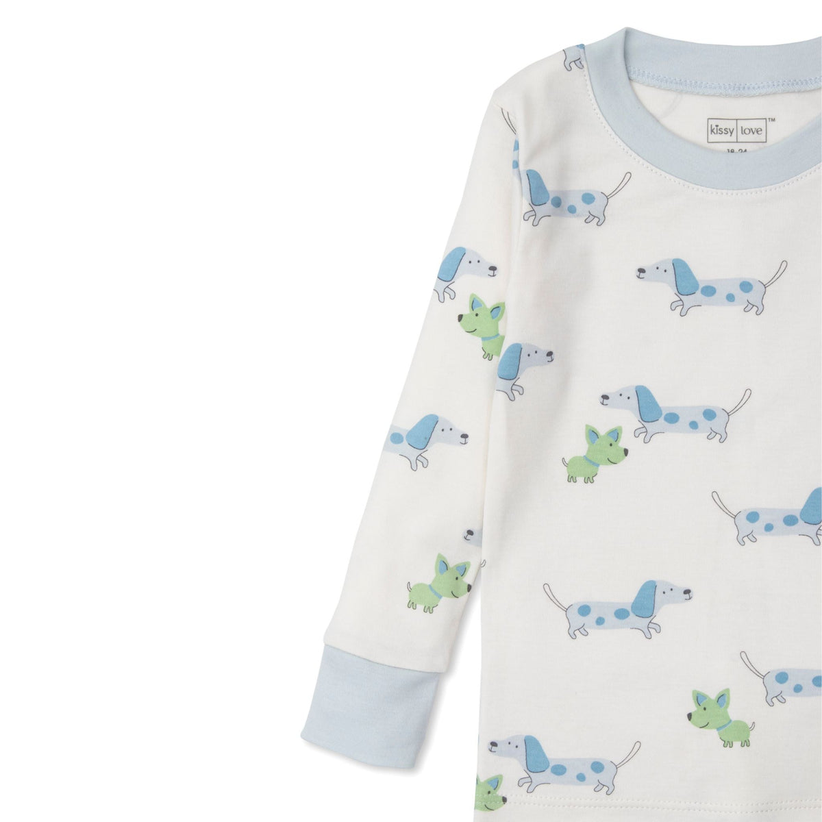 Kissy Kissy Kissy Kissy Pajama Set Snug Print Puppy Fun - Little Miss Muffin Children & Home