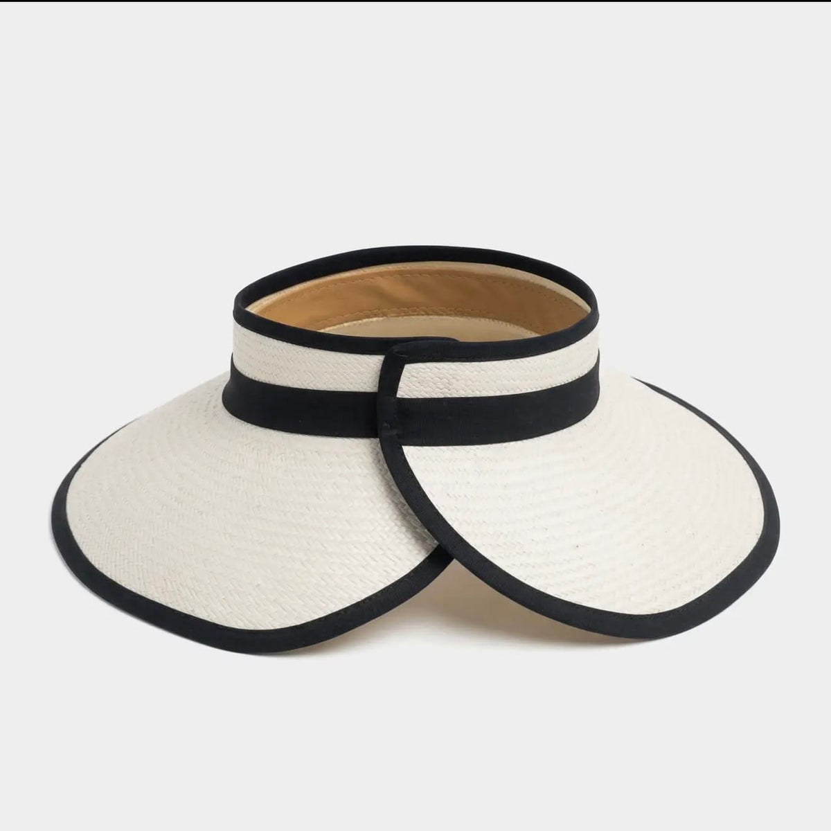 Elegancia Tropical Genuine Panama Hats Wide Brim Sun Visor Panama Hat – Genuine Handwoven Straw Hat for Women - Little Miss Muffin Children & Home