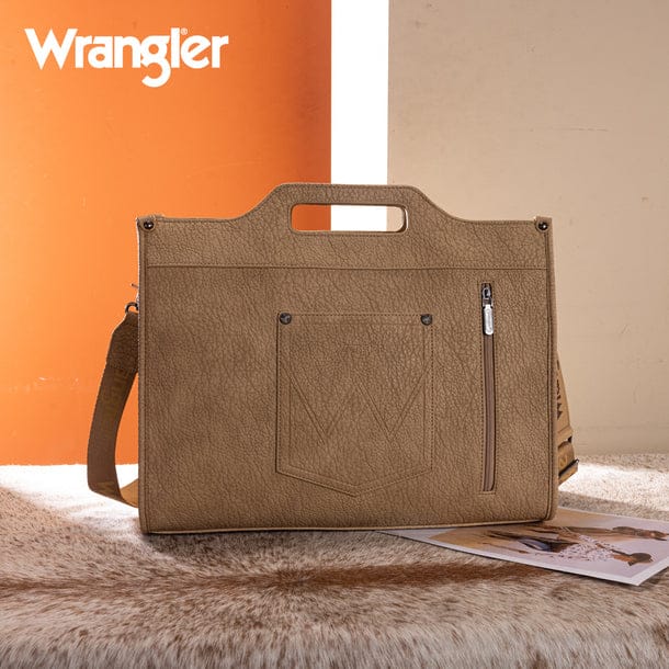 Montana West Tan Wrangler Genuine Cowhide Large Tote/Crossbody - Little Miss Muffin Children & Home