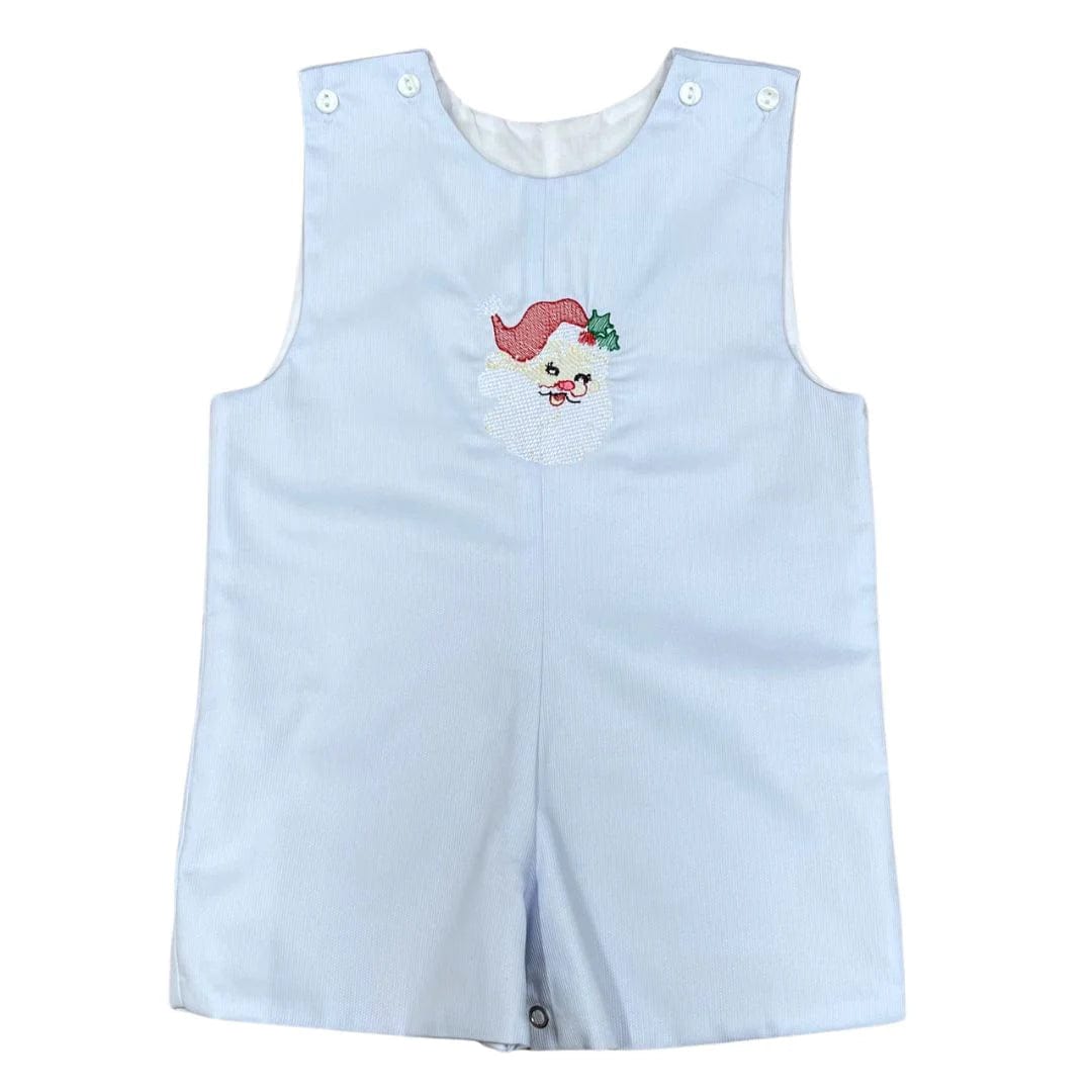 Lulu Bebe Lulu Bebe Embroidered Pastel Santa Pete Shortall - Little Miss Muffin Children & Home
