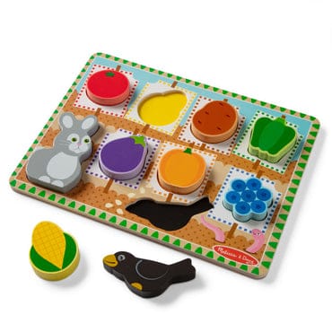 Melissa & Doug Garden Colors Chunky Puzzle - Little Miss Muffin Children & Home