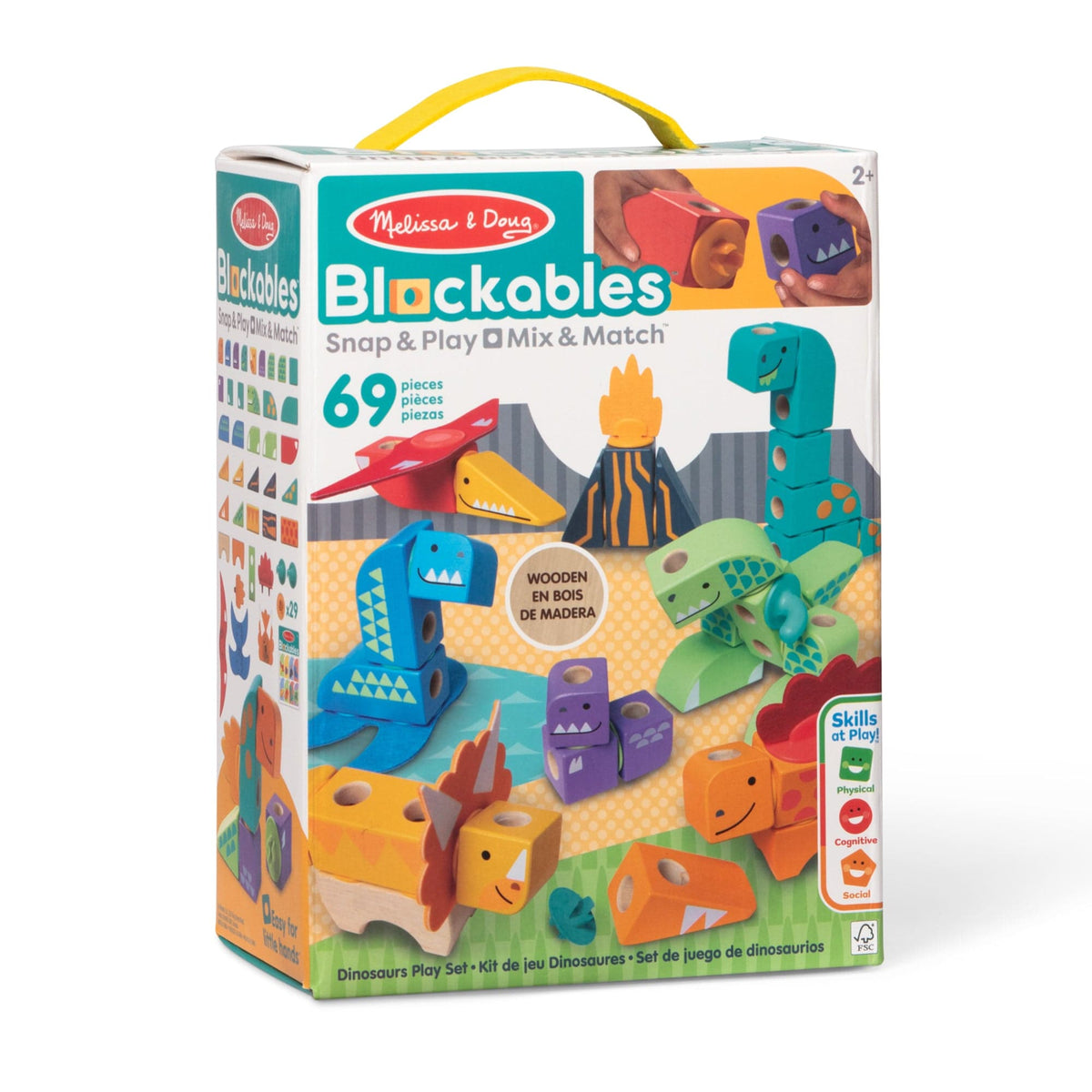 Melissa & Doug Blockable Dinosaur Play Set - Little Miss Muffin Children & Home