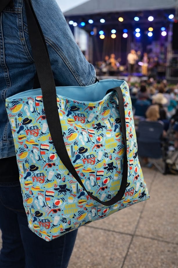 Whereable Art Just Festin Tote Bag - Little Miss Muffin Children & Home