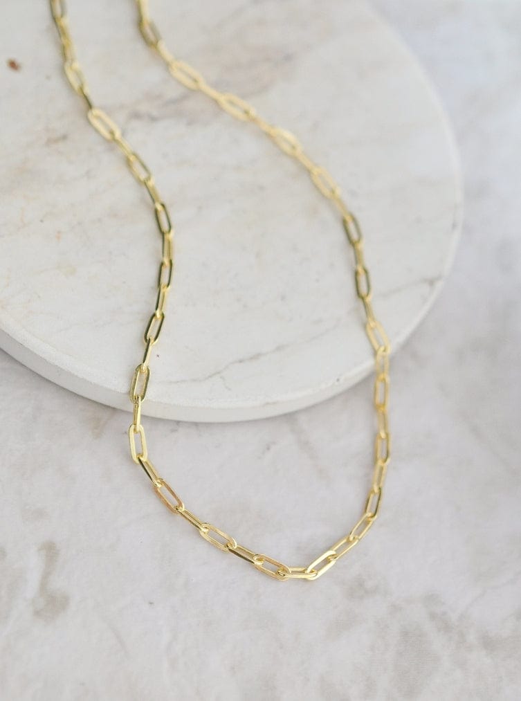 Sosie Designs Sosie Designs Sterling Paper Clip Chain Necklace - Little Miss Muffin Children & Home