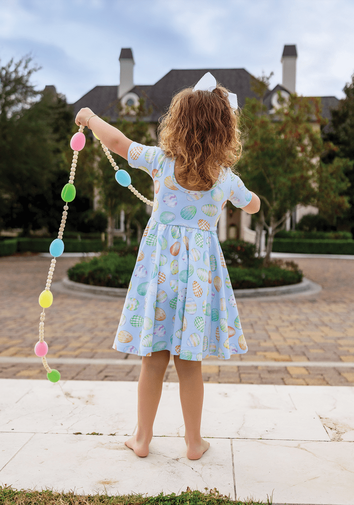 Nola Tawk Nola Tawk The Hunt is On Easter Organic Cotton Twirl Dress - Little Miss Muffin Children & Home