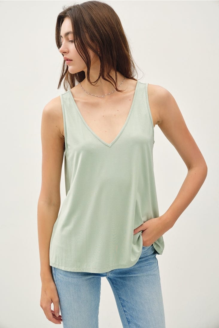 Be Cool Bamboo Modal V-Neck Tank - Little Miss Muffin Children & Home
