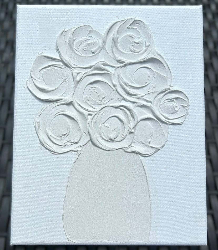 Coddiwomple Paint Your Own Canvas 8x10 Flowers in Vase, Still Life - Little Miss Muffin Children & Home