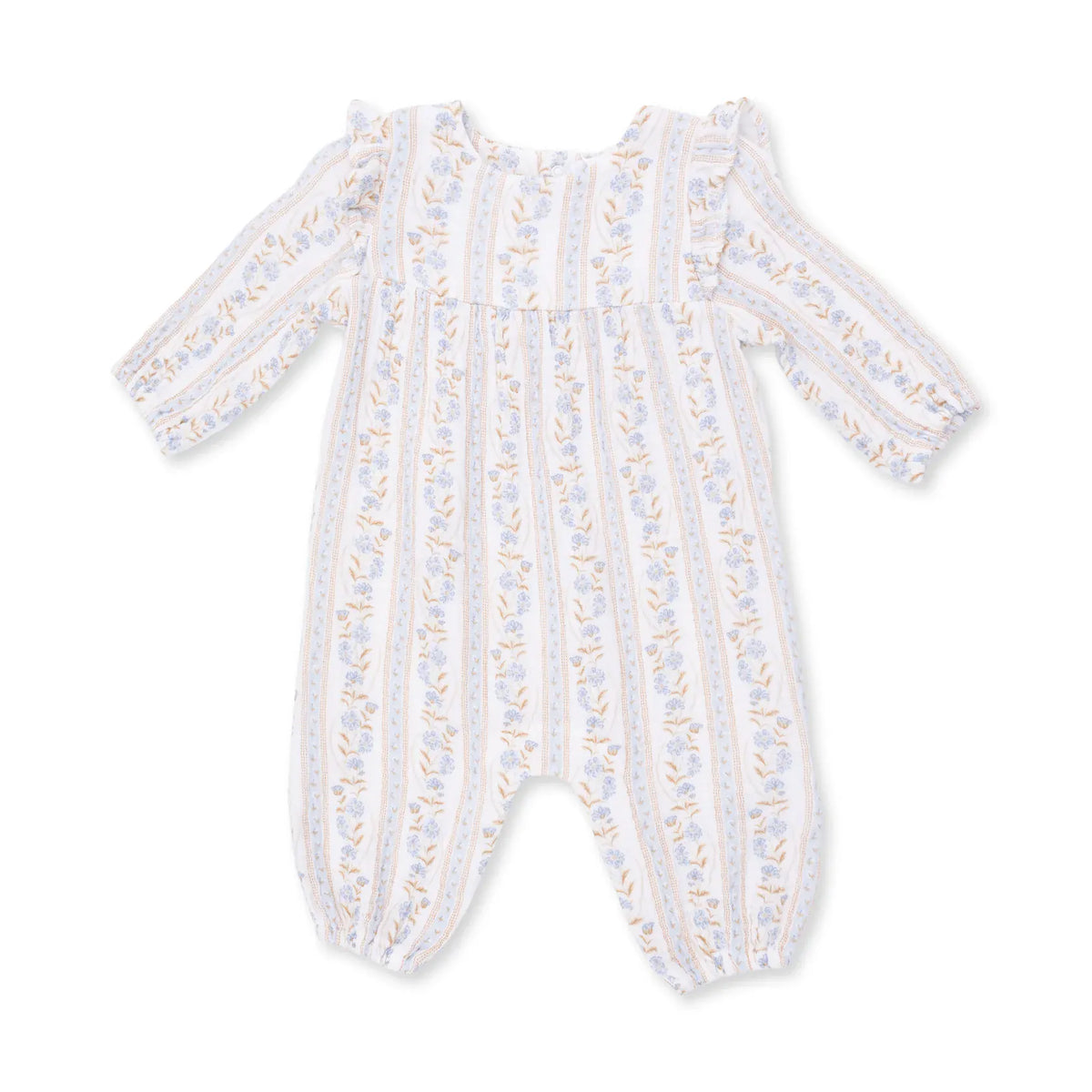 Angel Dear Catarina Floral Ruffle Sleeve Romper - Little Miss Muffin Children & Home