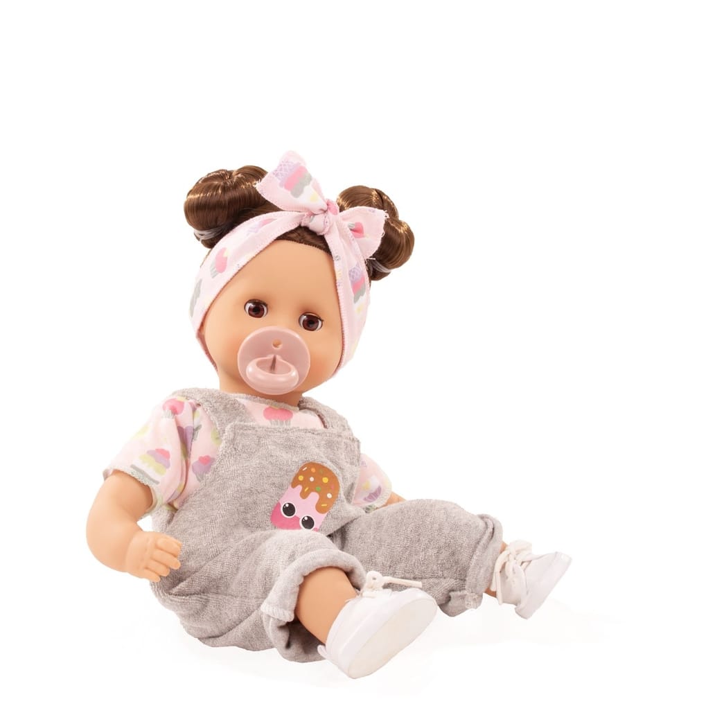 Gotz Gotz Muffin Popsicle 13" Soft Baby Doll with Brown Hair & Sleeping Eyes - Little Miss Muffin Children & Home