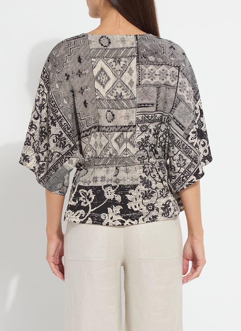 Lysse Ipanema Printed Dolman Sleeve Top in Casa Da Musica - Little Miss Muffin Children & Home