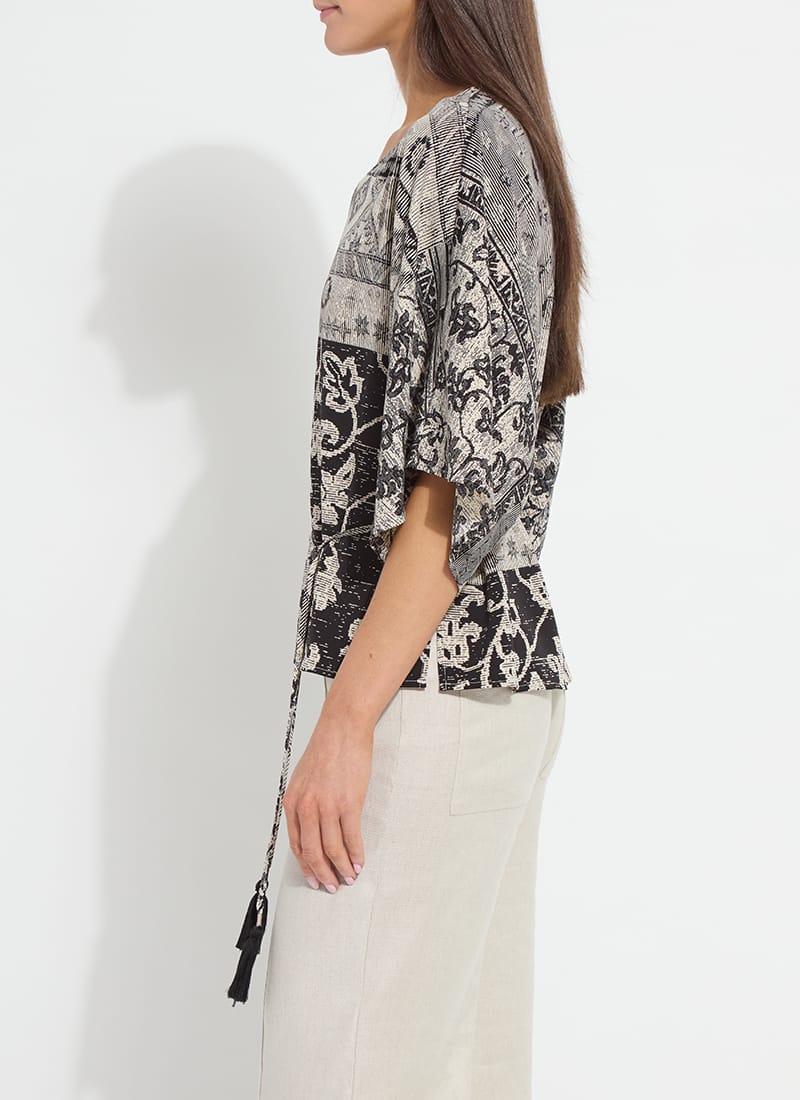 Lysse Ipanema Printed Dolman Sleeve Top in Casa Da Musica - Little Miss Muffin Children & Home
