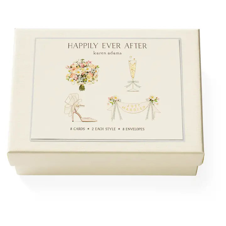 Karen Adams Designs Happily Ever After Note Card Box - Little Miss Muffin Children & Home