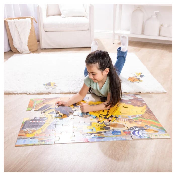 Melissa & Doug Building Site 48pc Floor Puzzle - Little Miss Muffin Children & Home