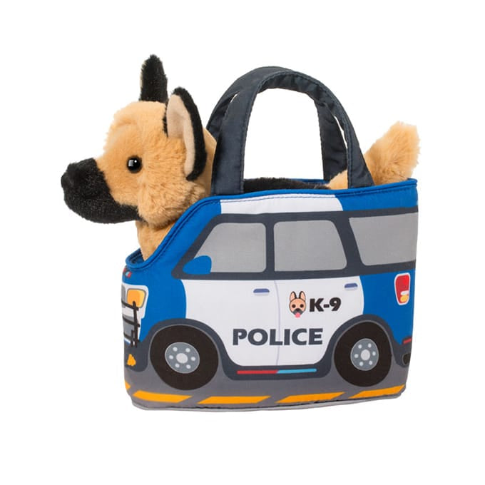 Douglas Toys Police Car Sak with German Shepherd - Little Miss Muffin Children & Home