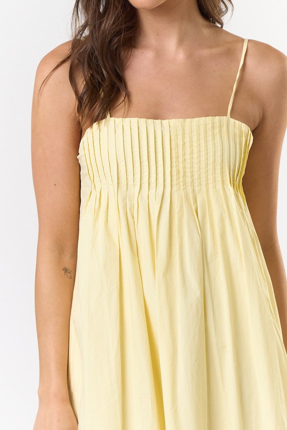 Lalavon Lalavon Pleated Strappy Maxi Dress - Little Miss Muffin Children & Home
