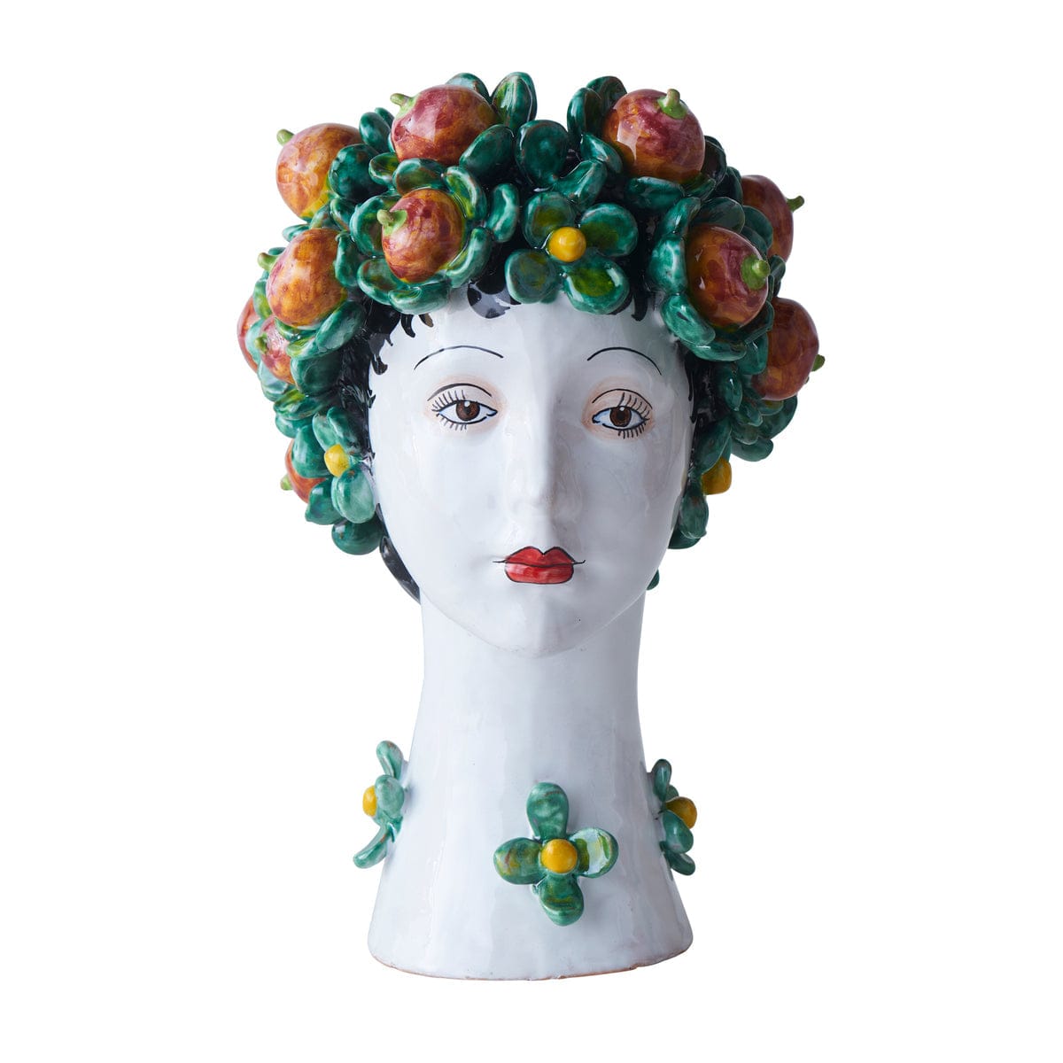 Abigail's Home Decor Ceramic Head Vase, Persimmon Decor - Little Miss Muffin Children & Home