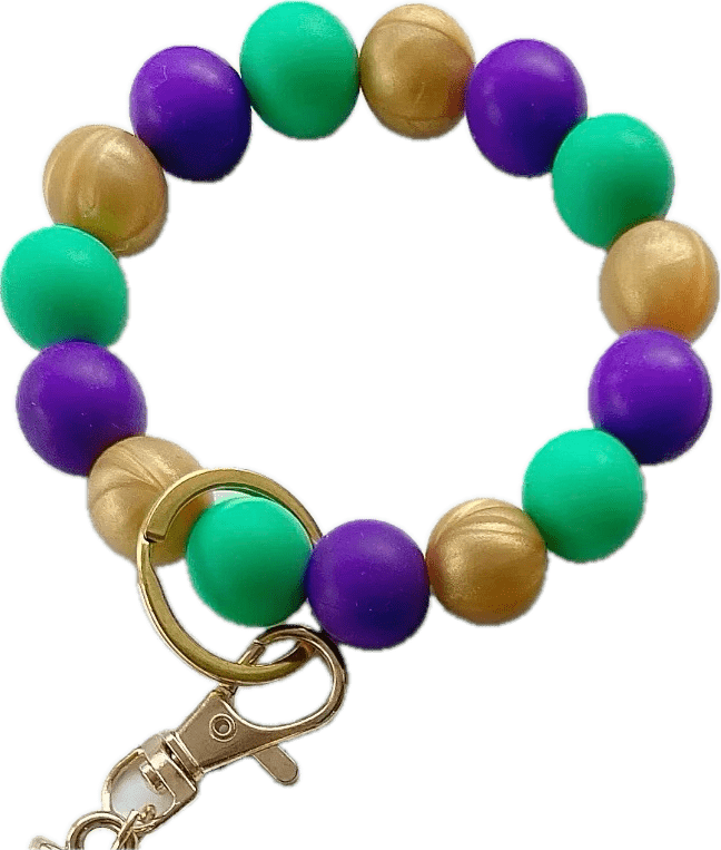 Lanyard Lovebirds Lanyard Lovebirds O Wristband Keychain Gold Tassel - Little Miss Muffin Children & Home