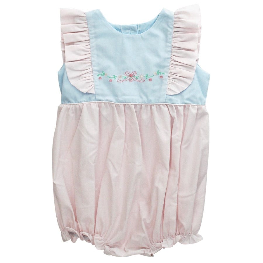 Bailey Boys Bailey Boys Colorblock Bow on Vine Girls Short Bubble - Little Miss Muffin Children & Home