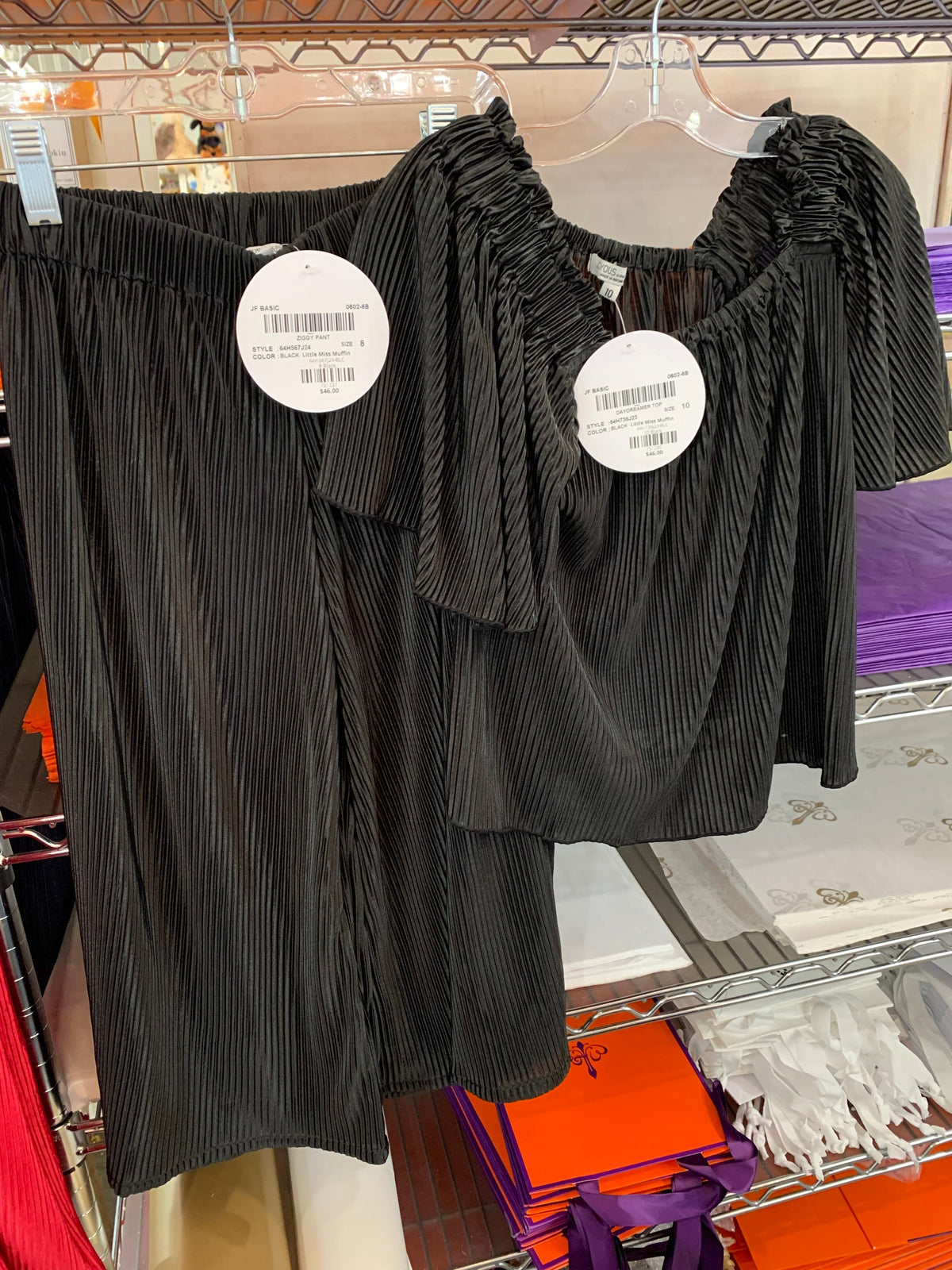 Joyous and Free Joyous and Free Daydreamer Top & Ziggy Pant Set in Black - Little Miss Muffin Children & Home