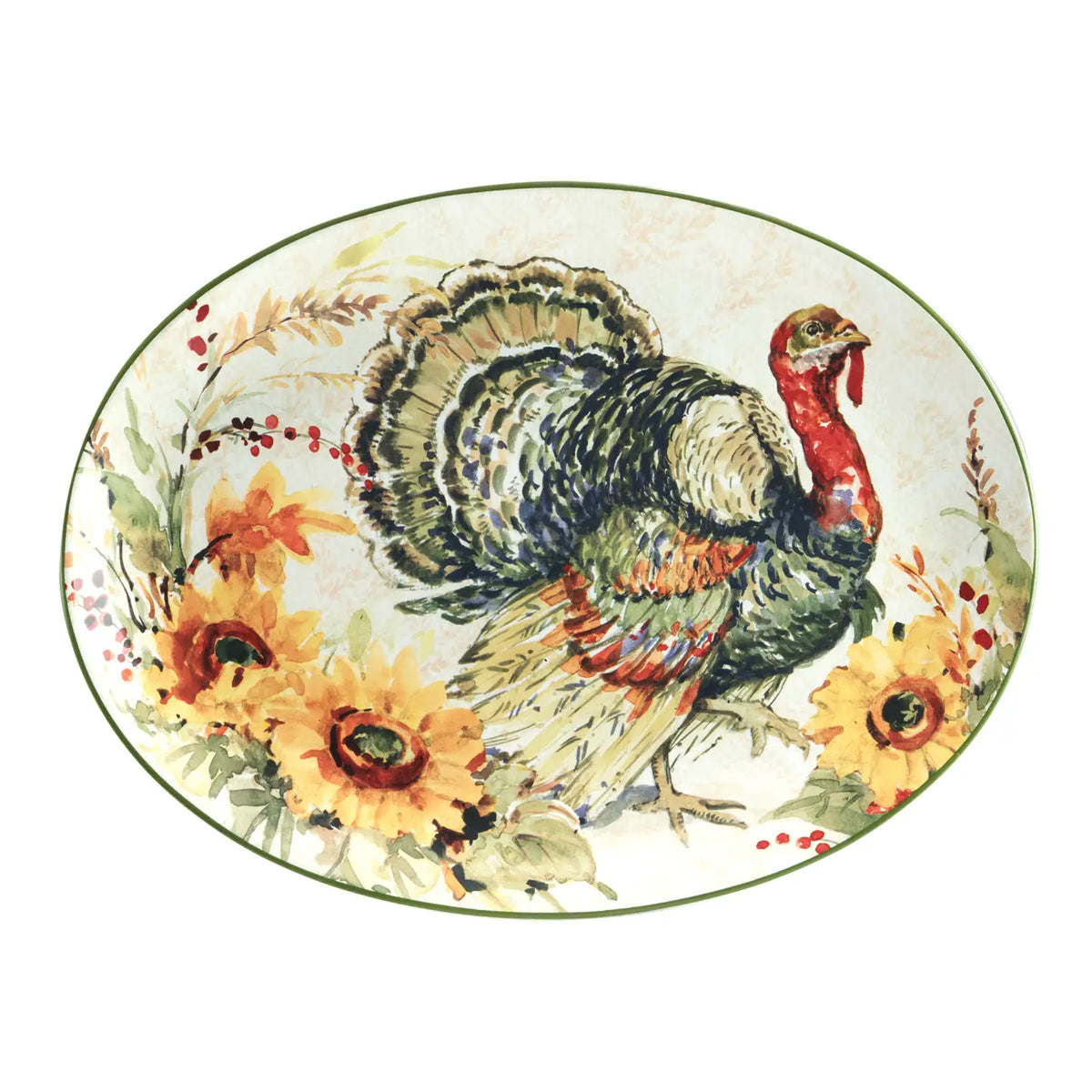 Certified International Harvest Morning Fall Oval Turkey Platter - Little Miss Muffin Children & Home