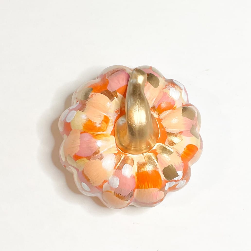 Jessica Reynolds Art Orange Abstract Pumpkin - Little Miss Muffin Children & Home
