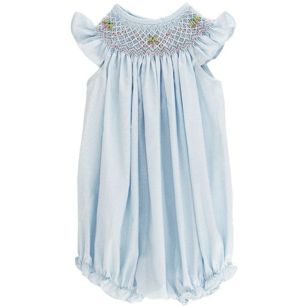 Bailey Boys Bailey Boys Blue Floral, Bishop Short Romper - Little Miss Muffin Children & Home