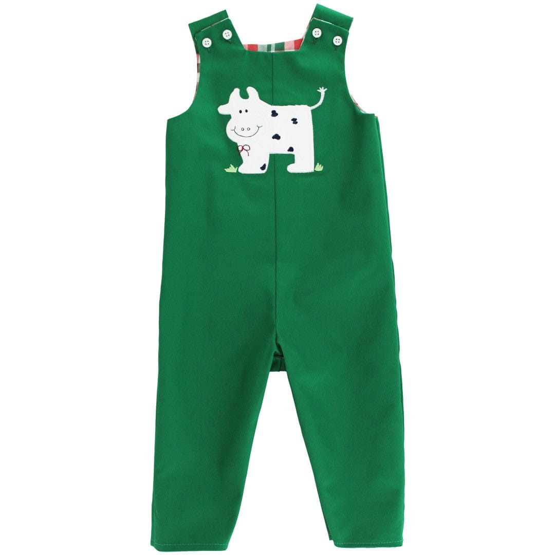 reversible christmas green john john