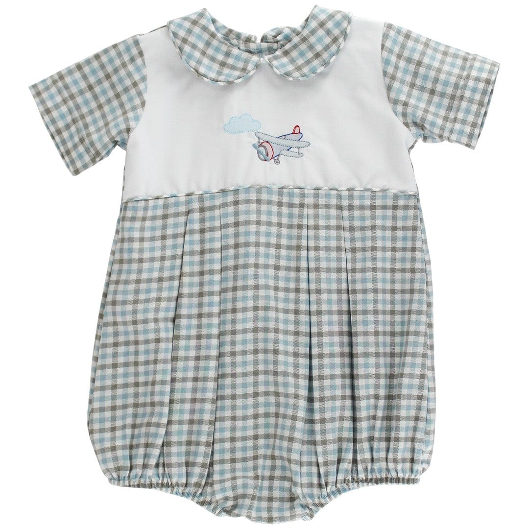 Bailey Boys Biplane Short Dressy Bubble - Little Miss Muffin Children & Home