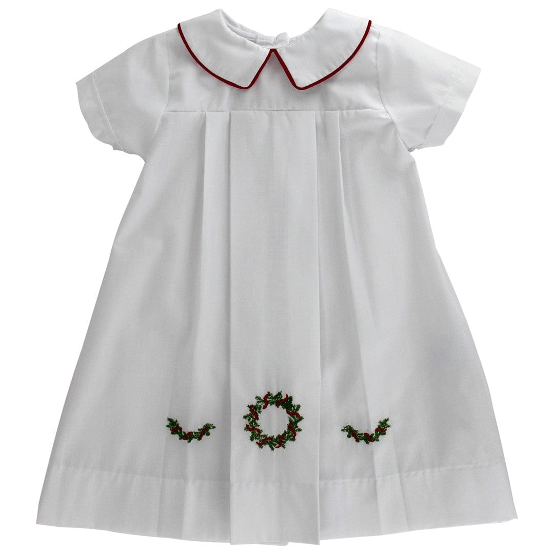 Bailey Boys White Wreath Daygown - Little Miss Muffin Children & Home