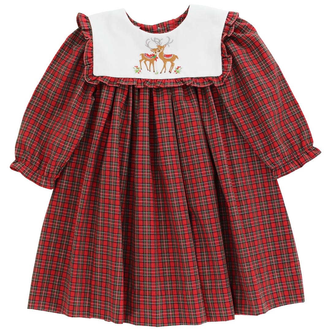 Bailey Boys Reindeer on Plaid, Float - Little Miss Muffin Children & Home