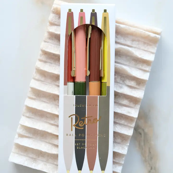 Idlewild Desert Tone Retro Pen Set of Four - Little Miss Muffin Children & Home