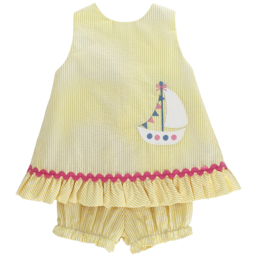 Sail Away Angel Tie Dress with Bloomers