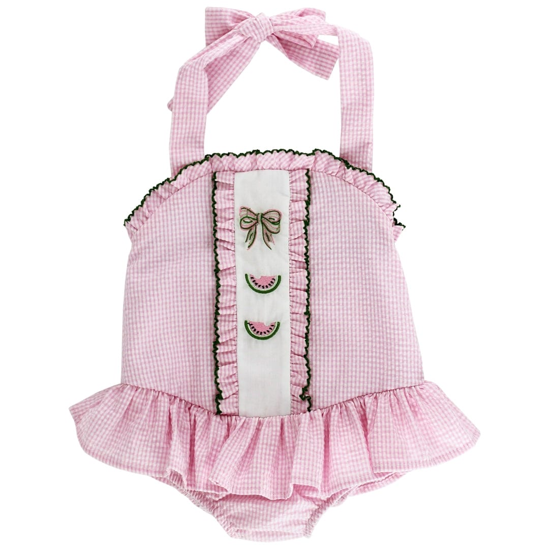 Bailey Boys Summer Slice One Piece Ruffled Swimsuit - Little Miss Muffin Children & Home