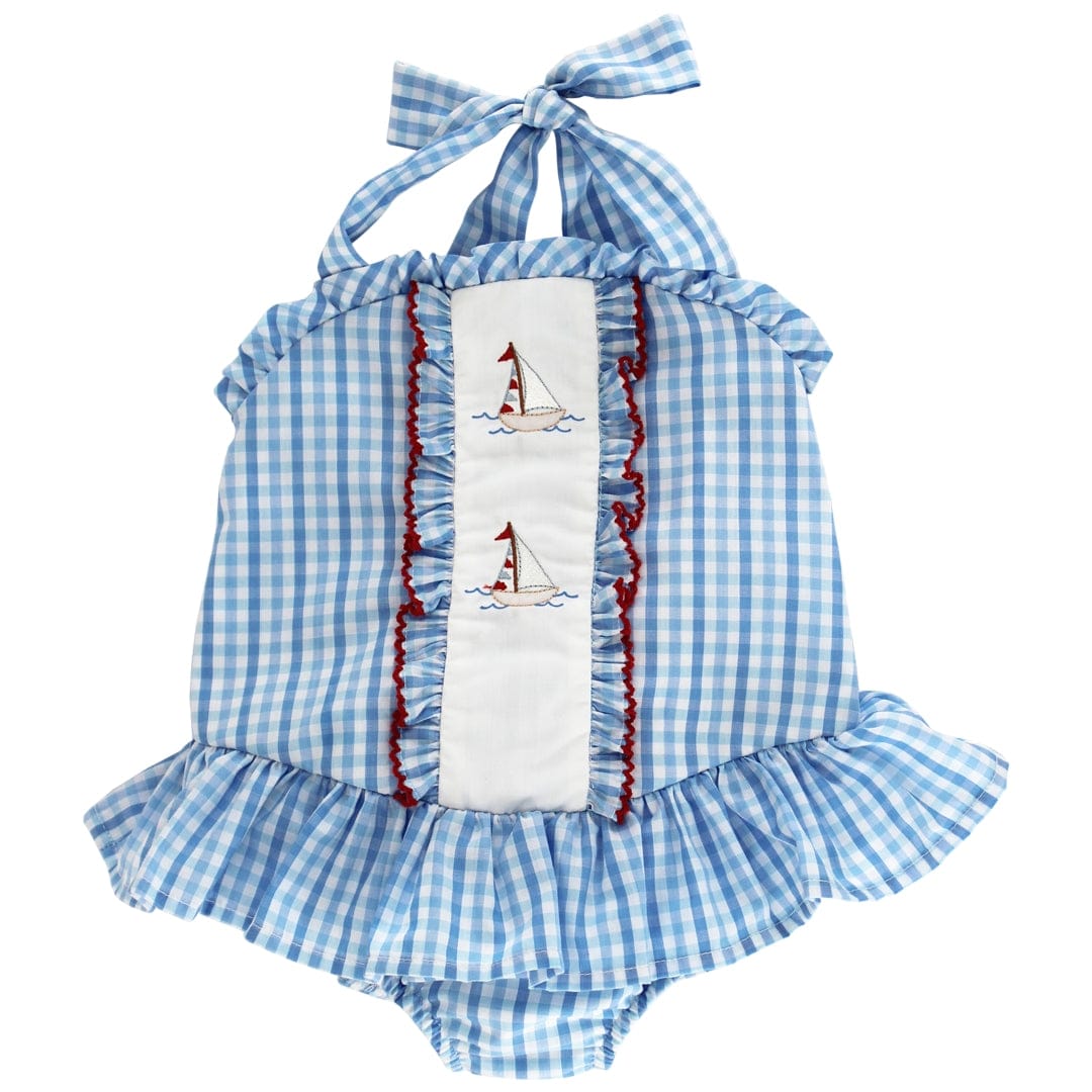 Bailey Boys Flagship One Piece Ruffled Swimsuit - Little Miss Muffin Children & Home
