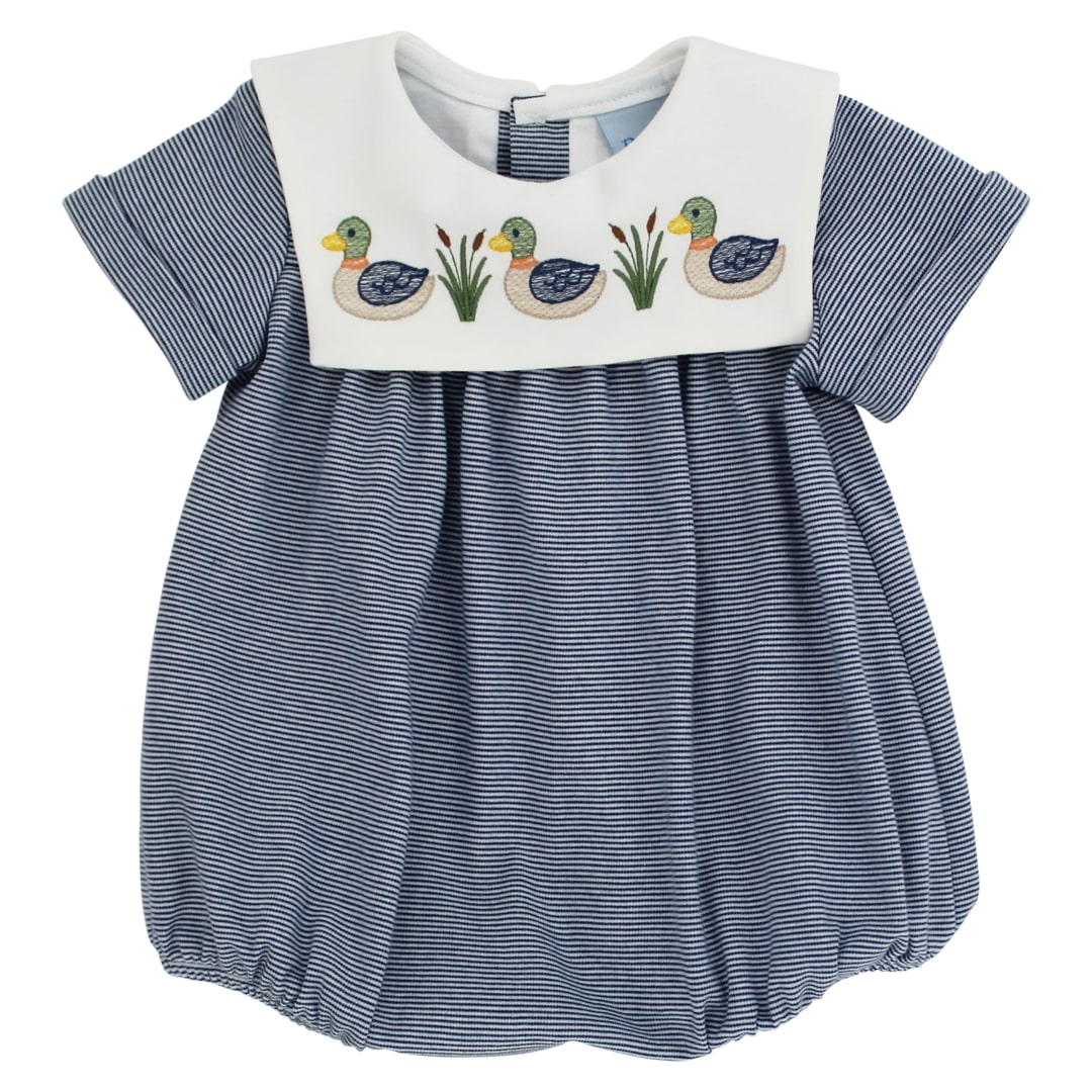 Marshside Mallards Short Infant Bubble for baby boys by Bailey Boys