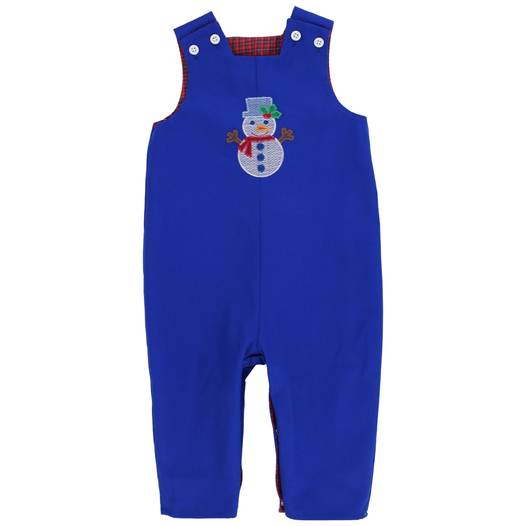 Bailey Boys Little Plaid Firetruck Reversible Long John-John - Little Miss Muffin Children & Home