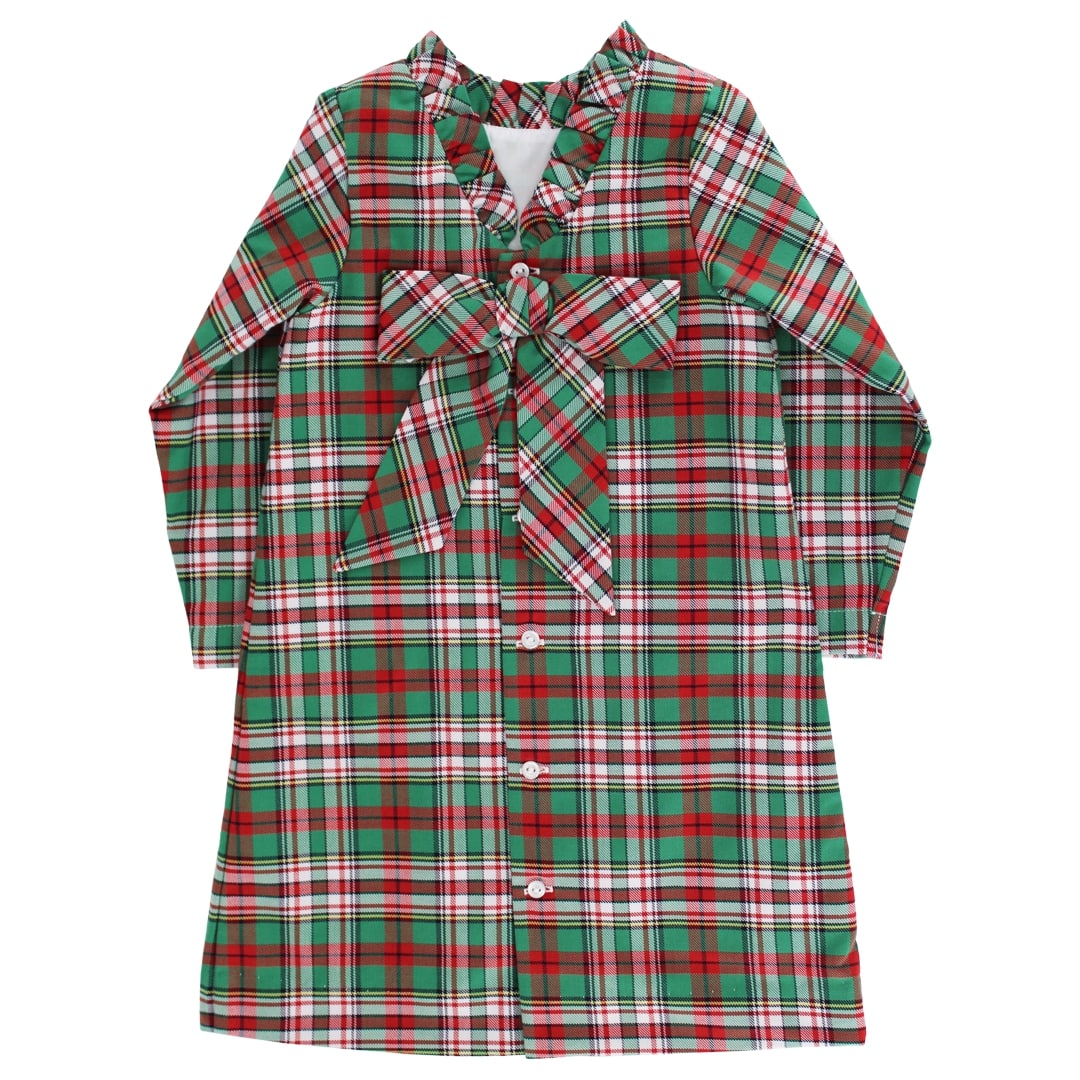 Bailey Boys Christmas Plaid Aline Dress - Little Miss Muffin Children & Home