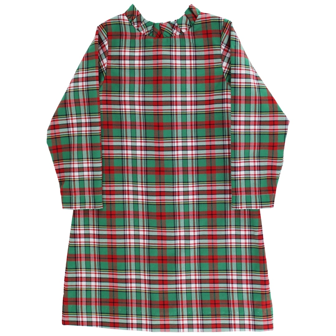 Bailey Boys Christmas Plaid Aline Dress - Little Miss Muffin Children & Home