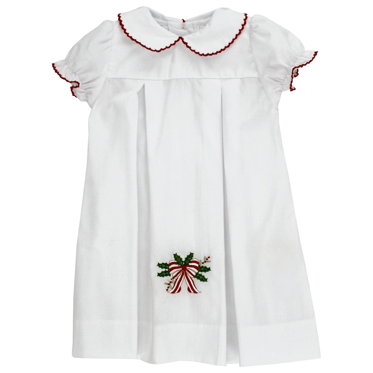 Christmas Ribbon Classic White Newborn Sac for newborns by Bailey Boys