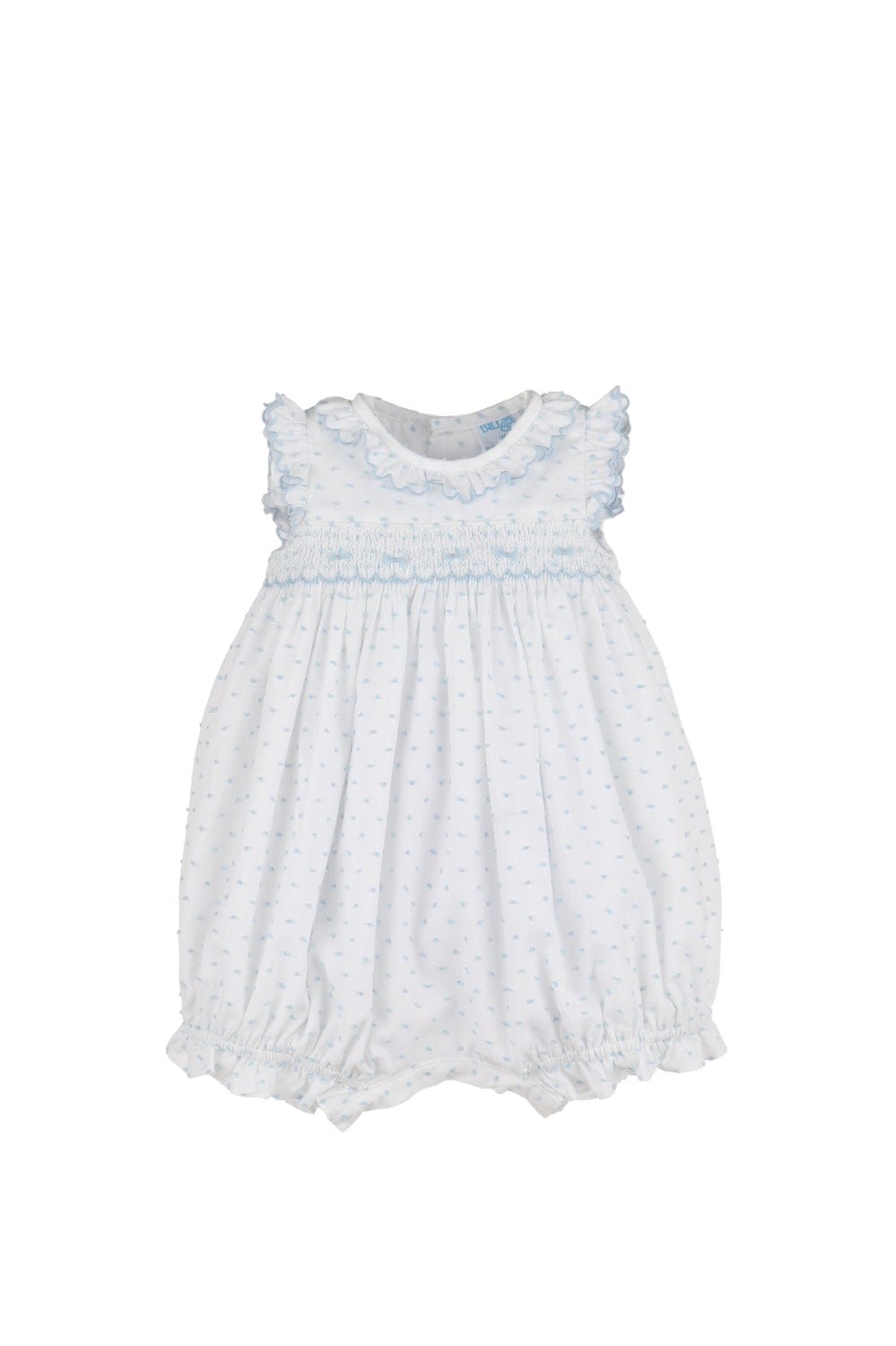Casero & Associates Plumeti Smock Bubble, Blue - Little Miss Muffin Children & Home