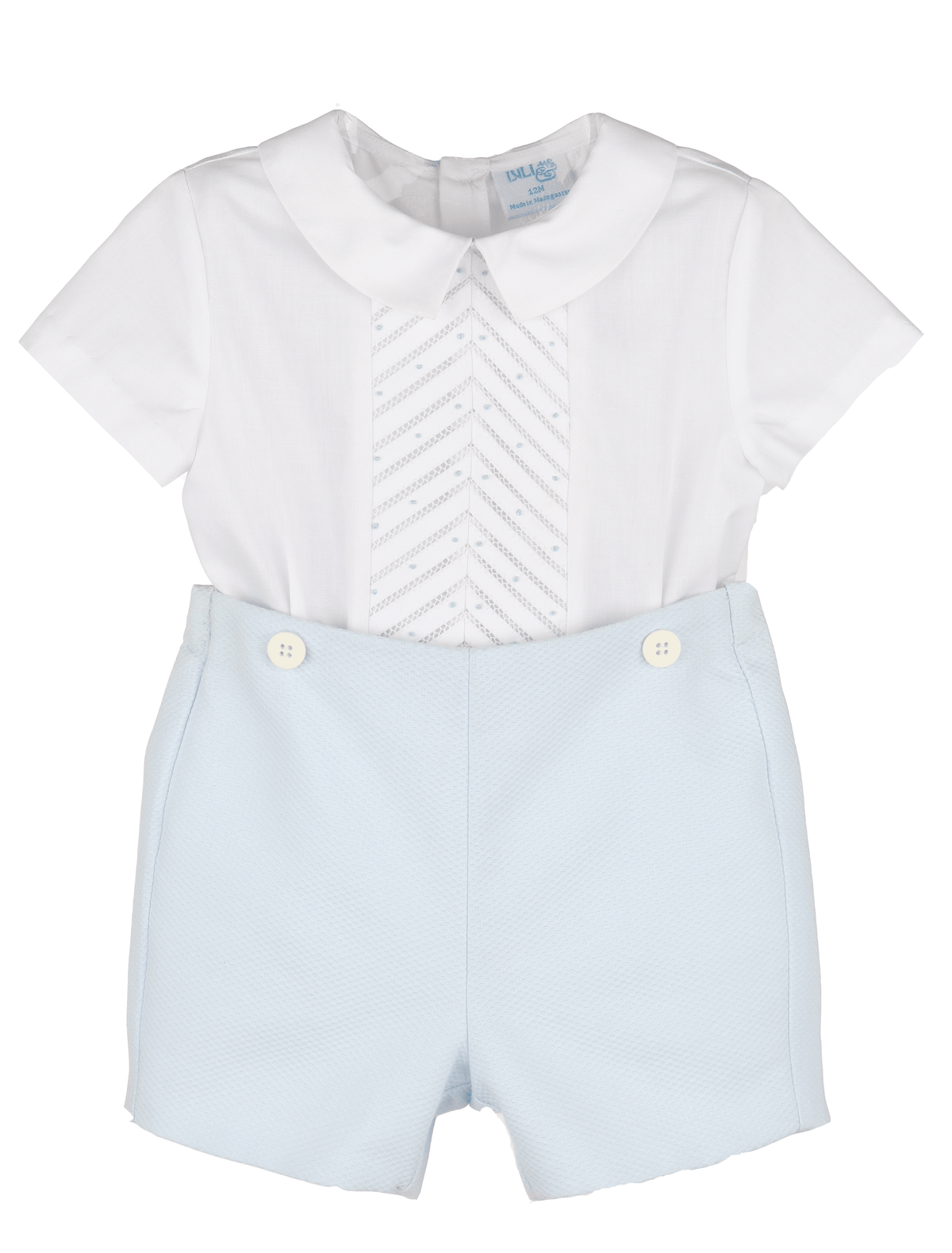 Blue Pique Randal Set
