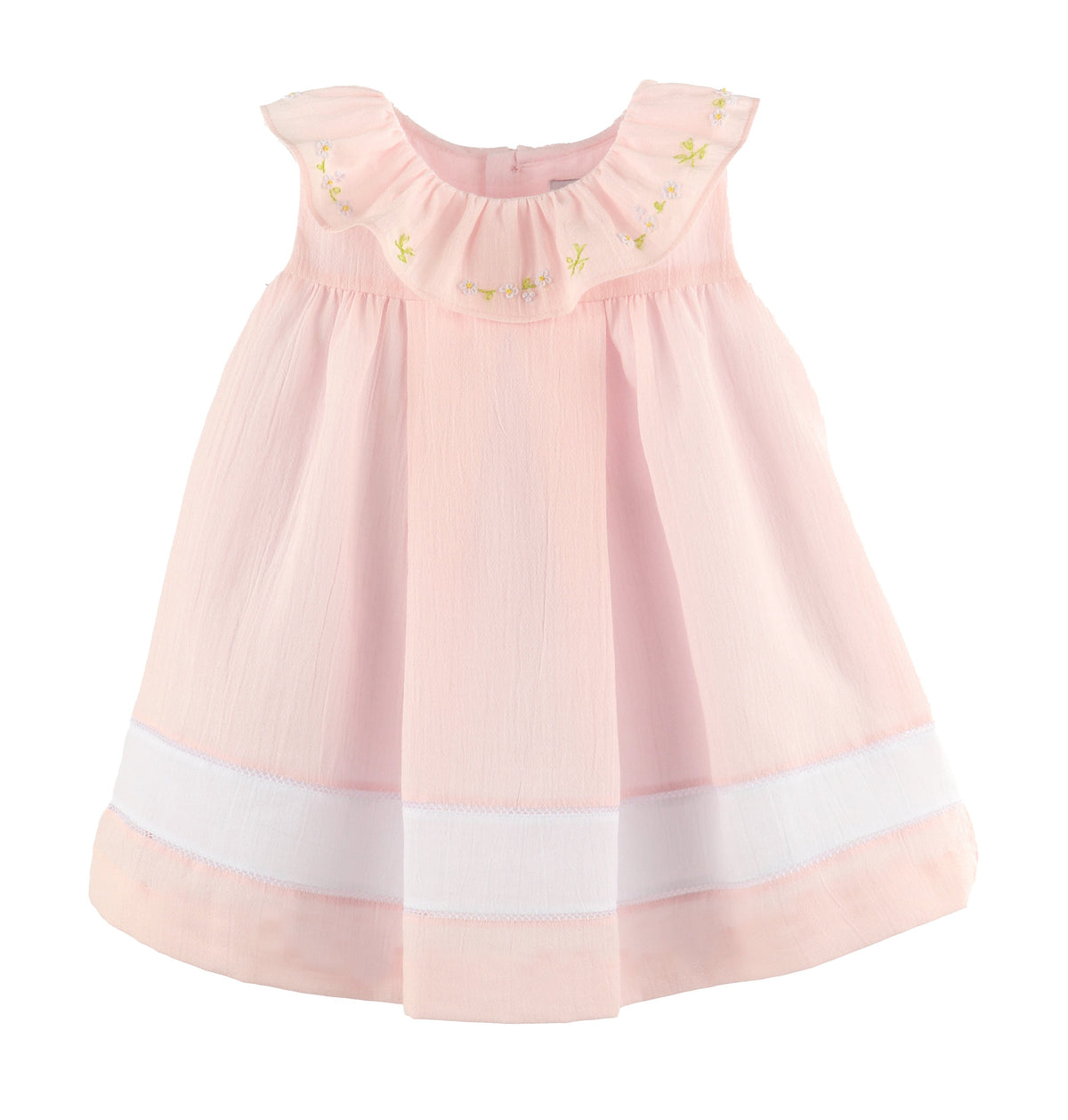 Casero & Associates Daisy Chain Ruffle Dress, Pink - Little Miss Muffin Children & Home