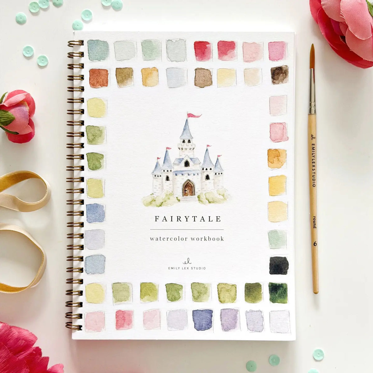 Emily Lex Studio Fairytale Watercolor Workbook - Little Miss Muffin Children & Home
