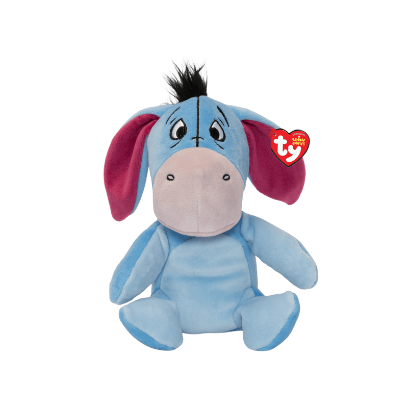 Beanie Babies Winnie the Pooh Eeyore Donkey Floppy Plush