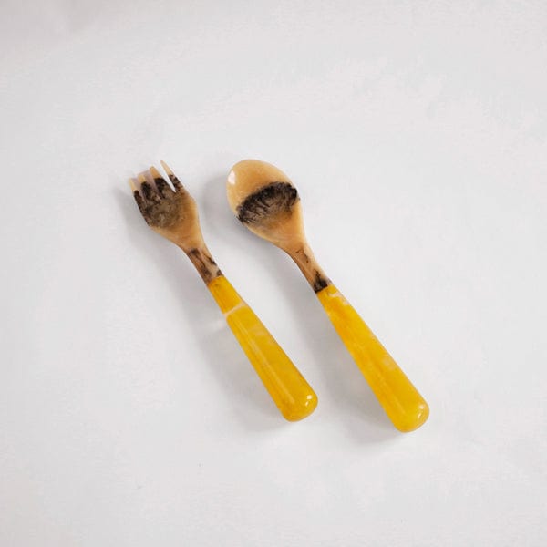 Beatriz Ball Beatriz Ball Vida Resin Salad Servers, Yellow - Little Miss Muffin Children & Home