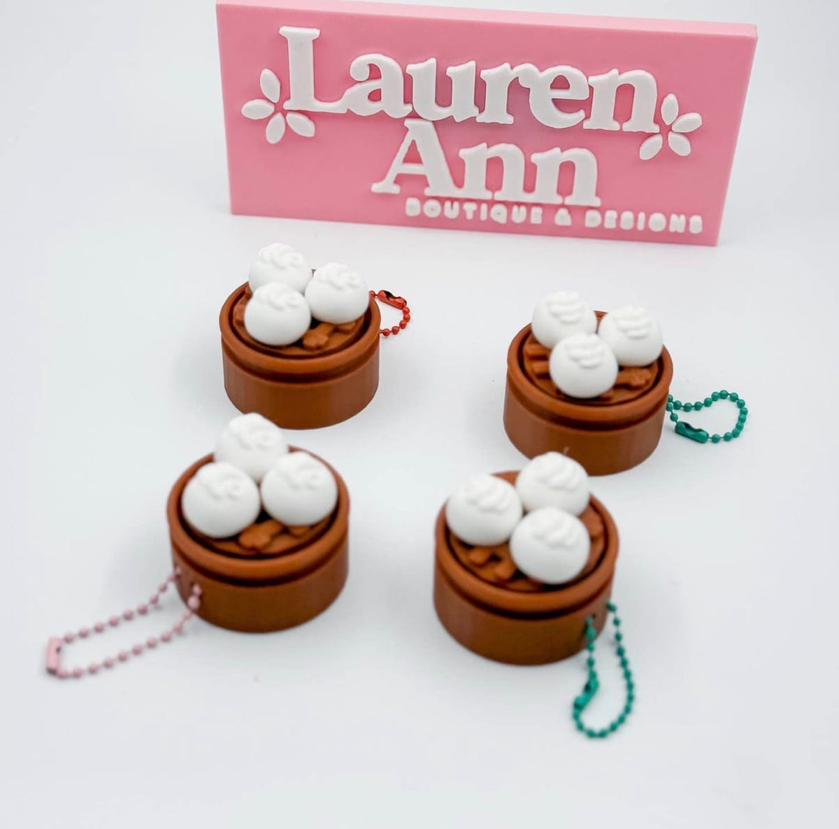 Lauren Ann Boutique & Designs Steamed Bun/Dumpling Clicker, 3 Available Colors - Little Miss Muffin Children & Home