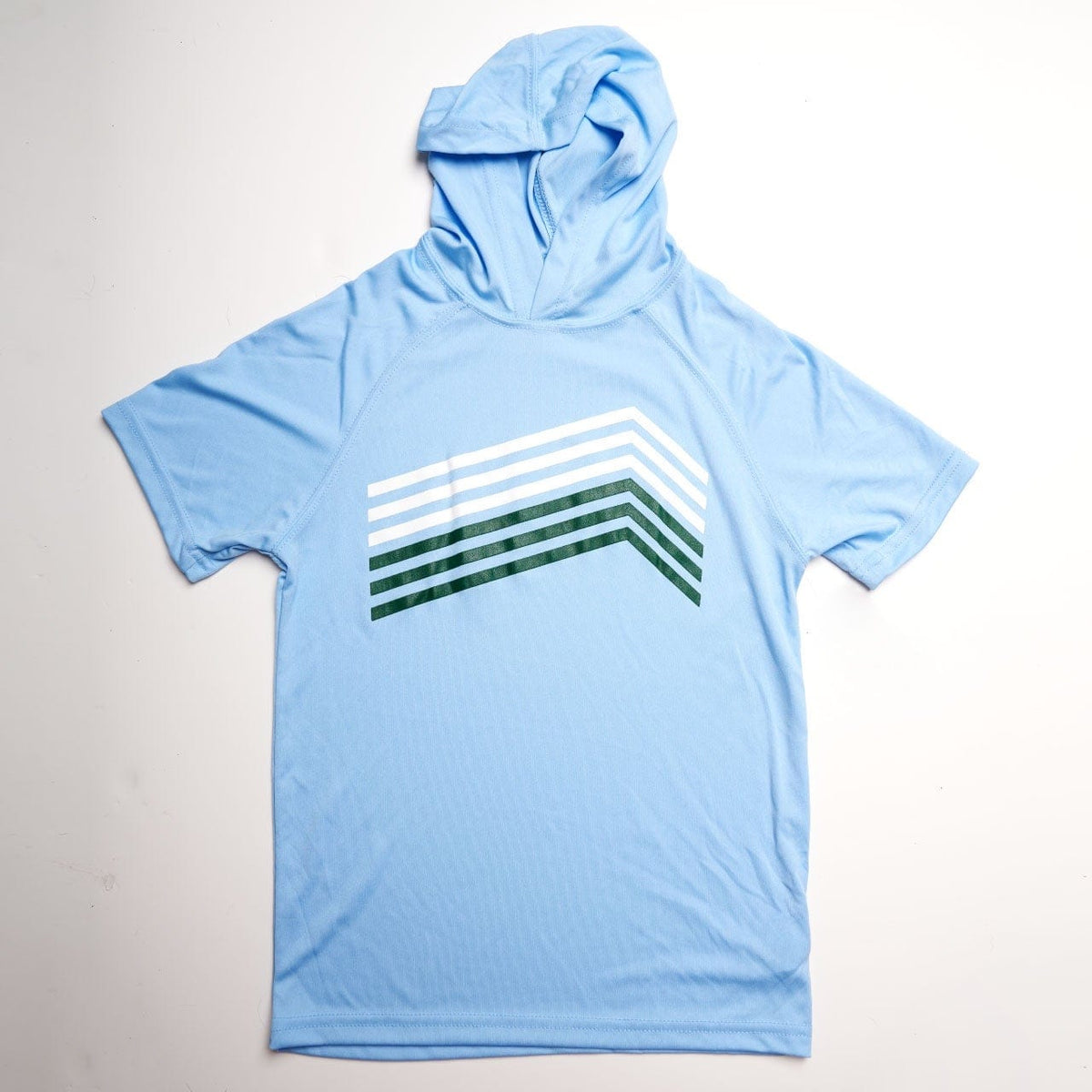Tulane sport stripe dry fit tee for kids