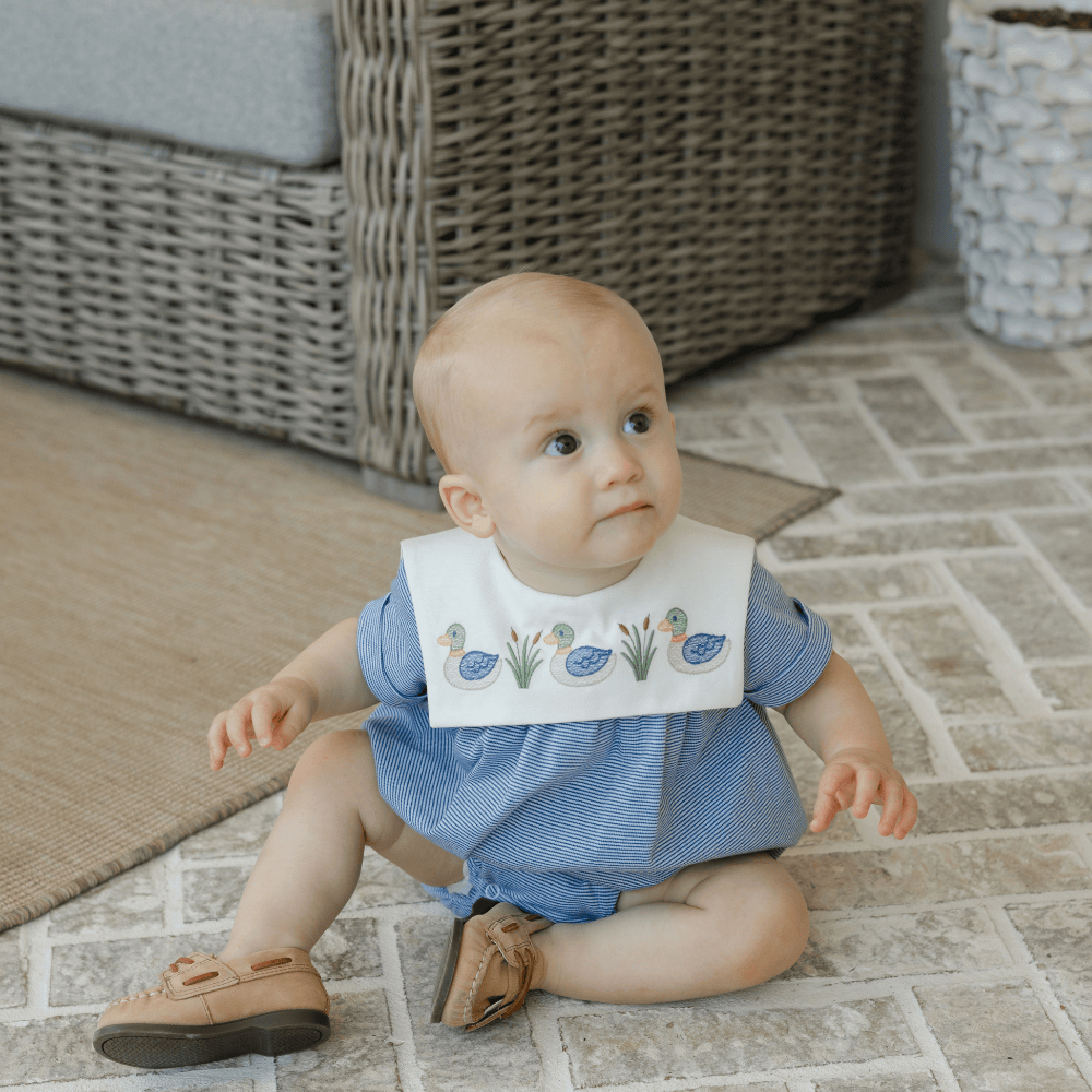 Marshside Mallards Short Infant Bubble for baby boys by Bailey Boys, view 2