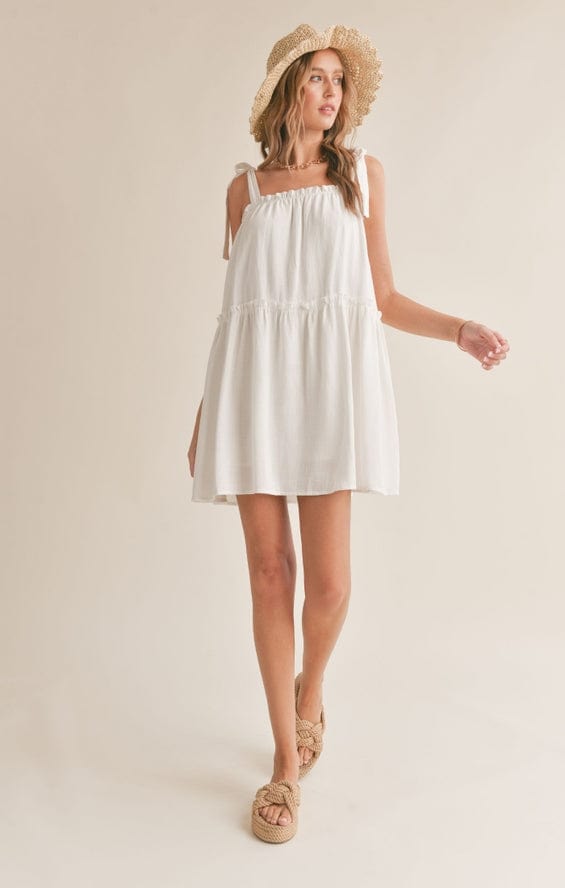 Sadie & Sage Sadie & Sage Sugarloaf Tiered Dress with Tie Straps - Little Miss Muffin Children & Home