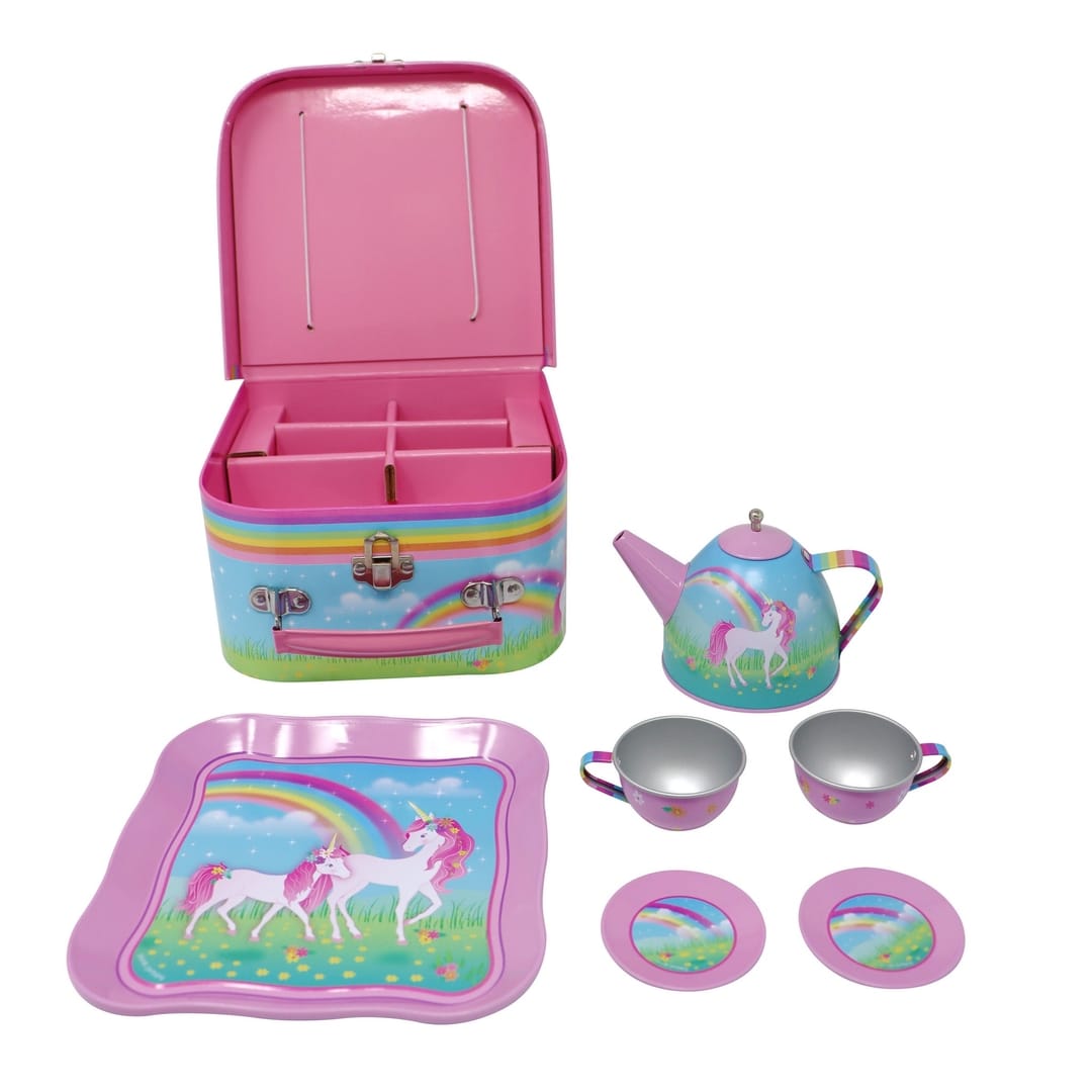 Pink Poppy Pink Poppy Stardust Unicorn Tea Set - Little Miss Muffin Children & Home